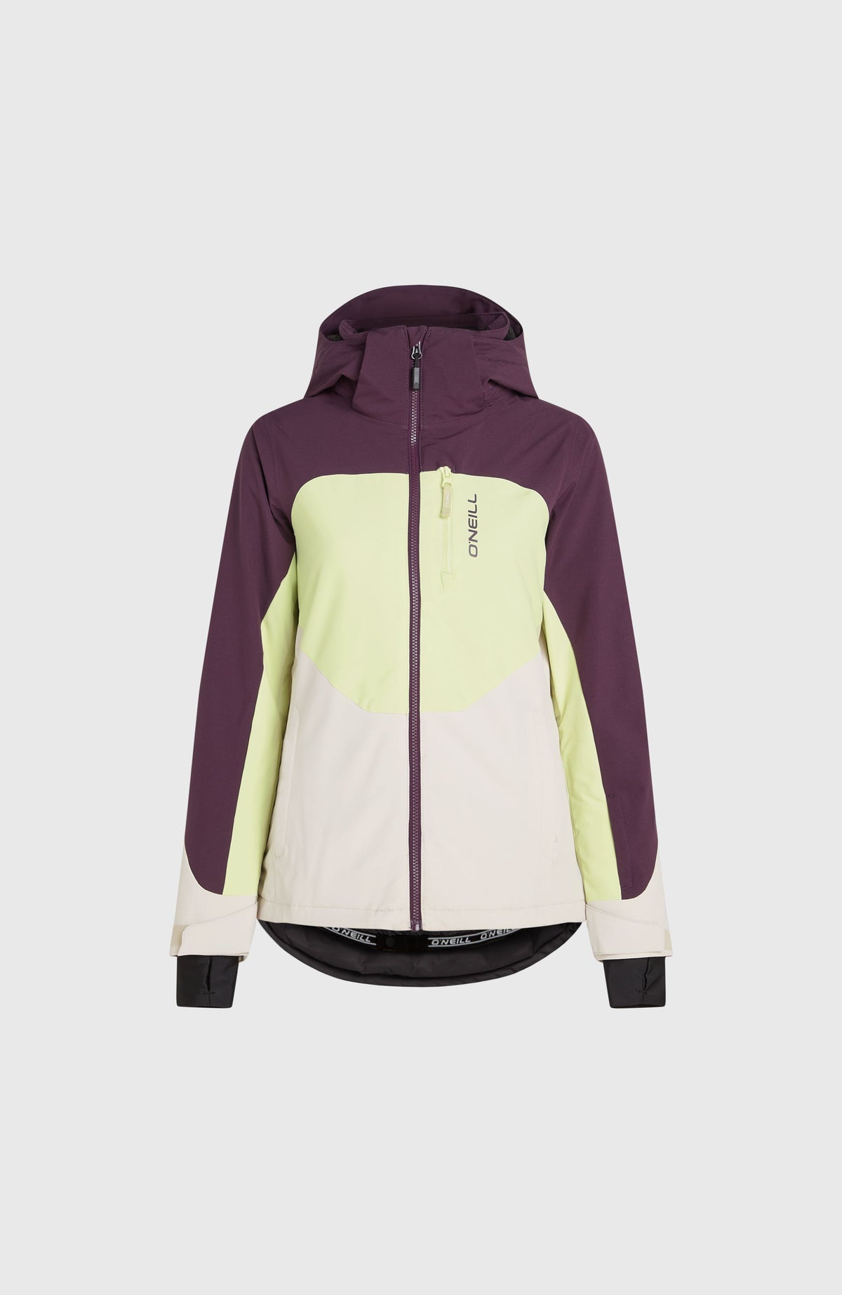Carbonite Skijacke | Aubergine Colour Block