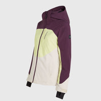 Carbonite Skijacke | Aubergine Colour Block