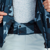 Z.E.N. Puffer Hybrid-Skijacke | Blue Triangle Ikat