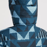 Z.E.N. Puffer Hybrid-Skijacke | Blue Triangle Ikat