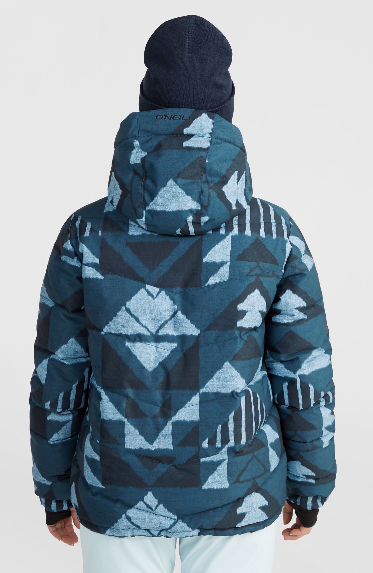 Z.E.N. Puffer Hybrid-Skijacke | Blue Triangle Ikat