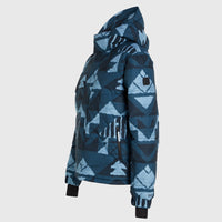 Z.E.N. Puffer Hybrid-Skijacke | Blue Triangle Ikat