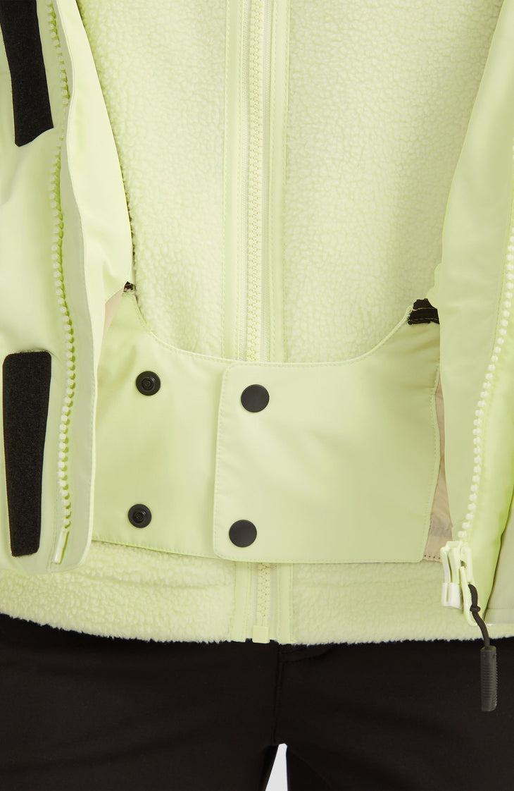 Z.E.N. Hybrid-Skijacke | Lime Wash