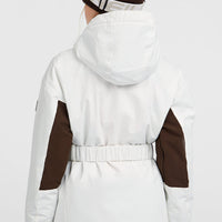 FWC'Cruz Hybrid-Skijacke mit Gürtel | Snow White Colour Block