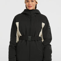 FWC'Cruz Hybrid-Skijacke mit Gürtel | Black Out Colour Block
