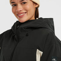 FWC'Cruz Hybrid-Skijacke mit Gürtel | Black Out Colour Block