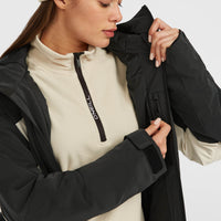 FWC'Cruz Hybrid-Skijacke mit Gürtel | Black Out Colour Block