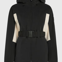 FWC'Cruz Hybrid-Skijacke mit Gürtel | Black Out Colour Block