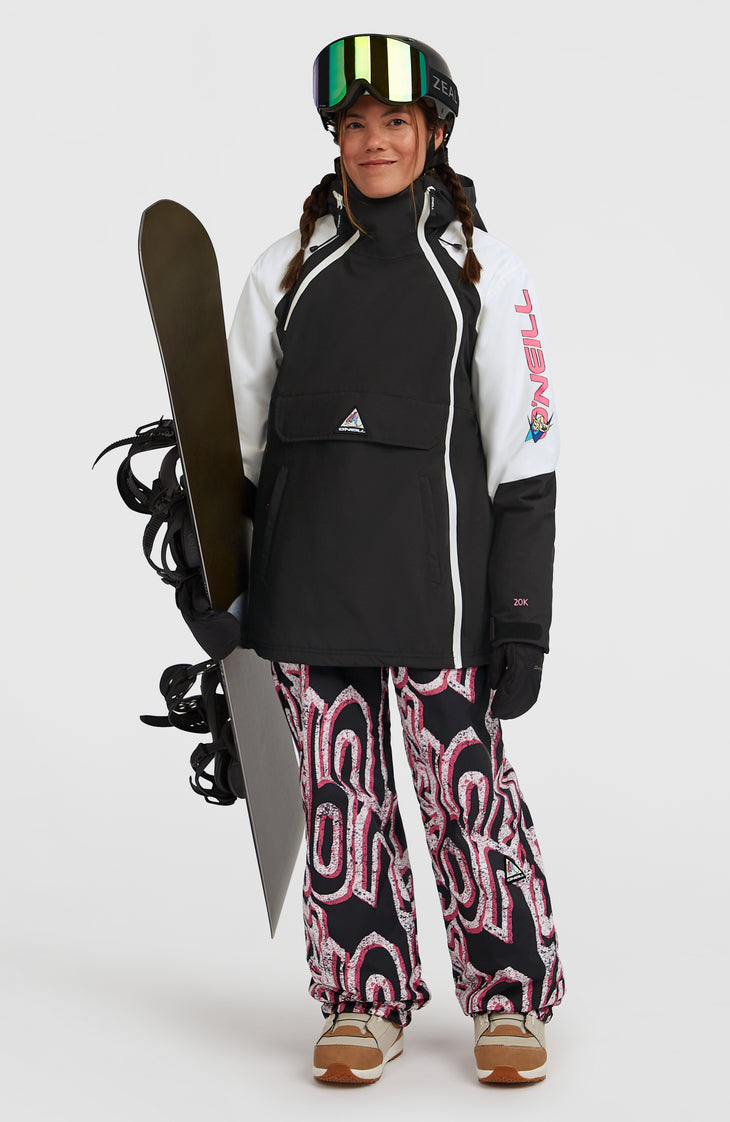 FWC'Play Asymmetric Ski- und Snowboardjacke | Black Out Colour Block