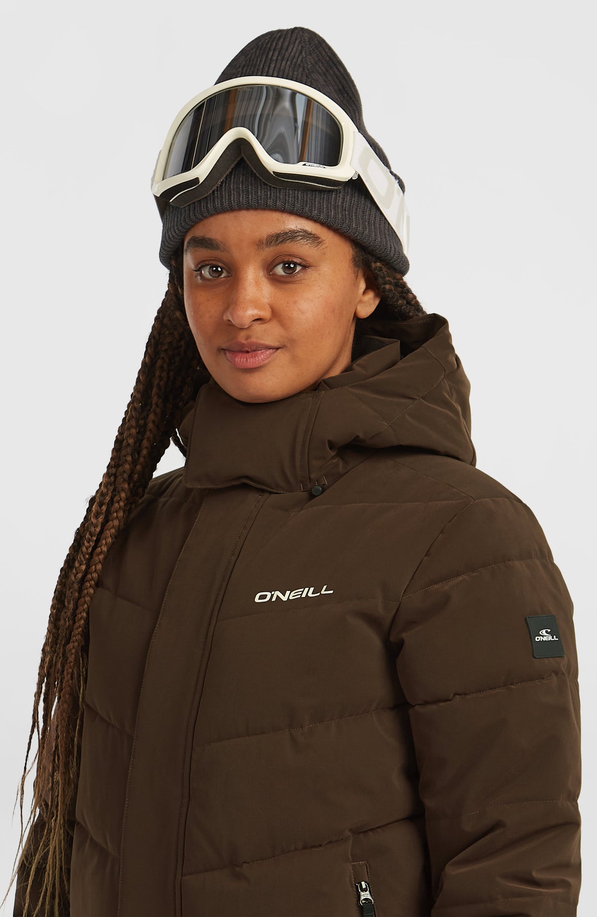 Gesteppte FWC'Cruz Hybrid-Skijacke | Coffee Bean