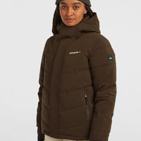 Gesteppte FWC'Cruz Hybrid-Skijacke | Coffee Bean