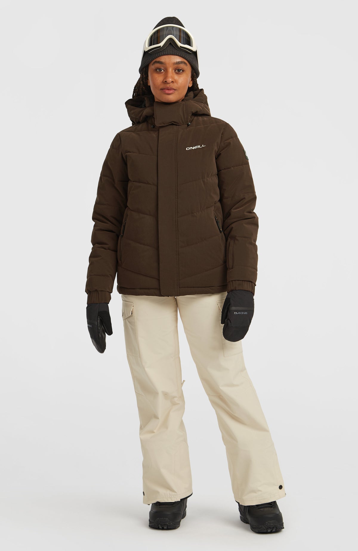 Gesteppte FWC'Cruz Hybrid-Skijacke | Coffee Bean