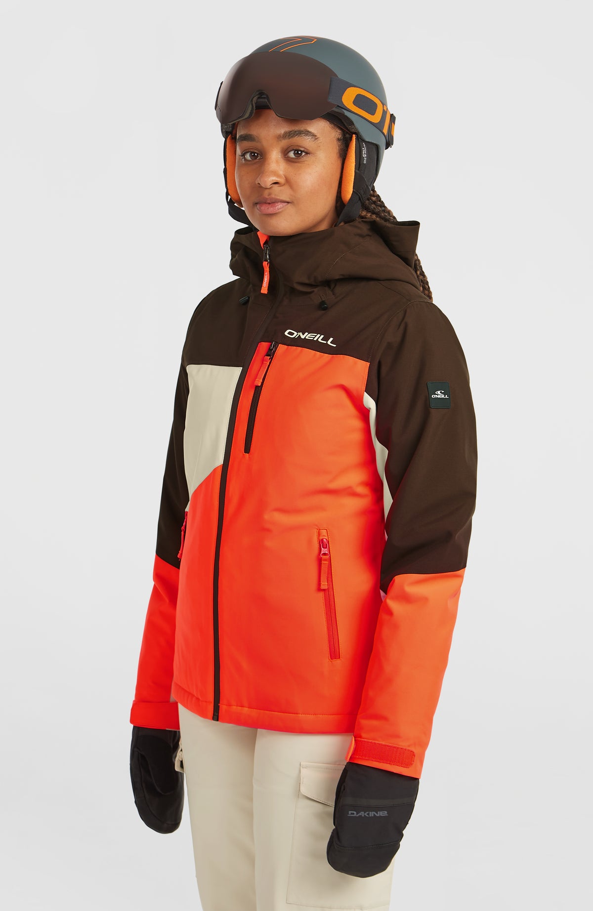 FWC'Cruz Triple Skijacke | Coffee Bean Colour Block