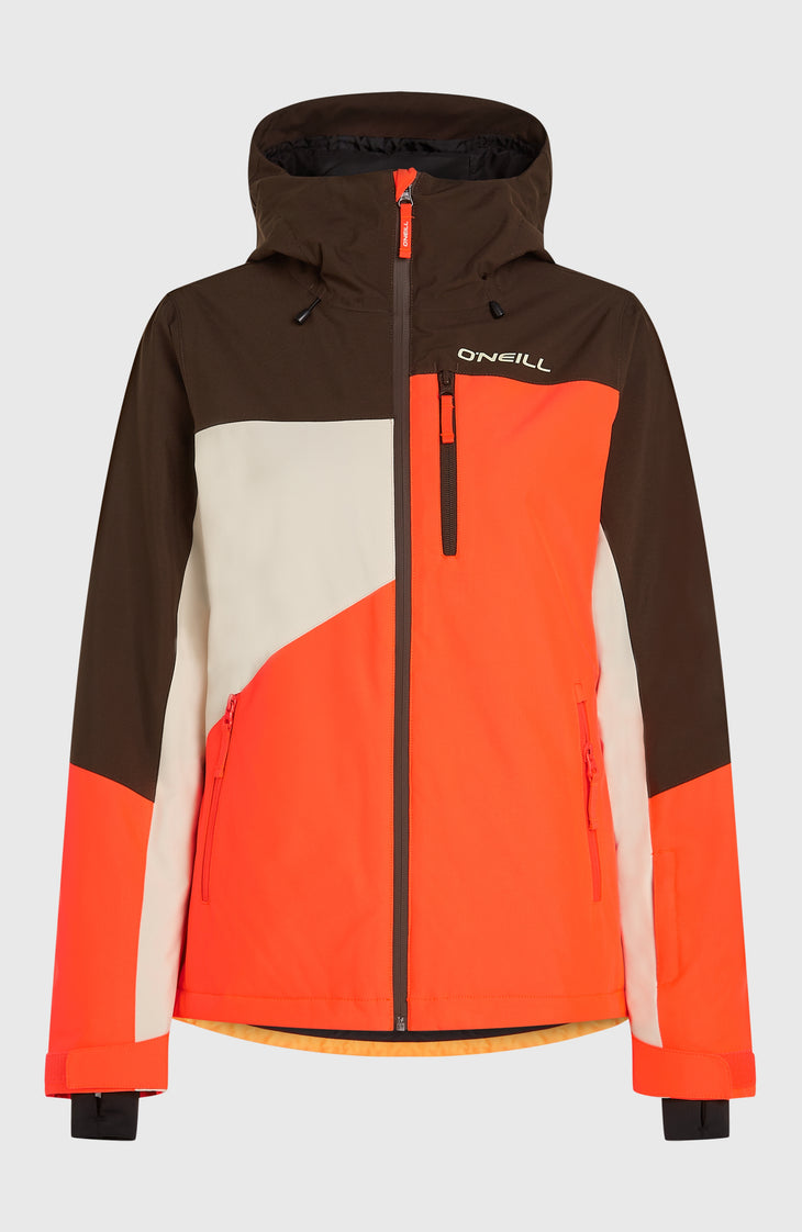 FWC'Cruz Triple Skijacke | Coffee Bean Colour Block