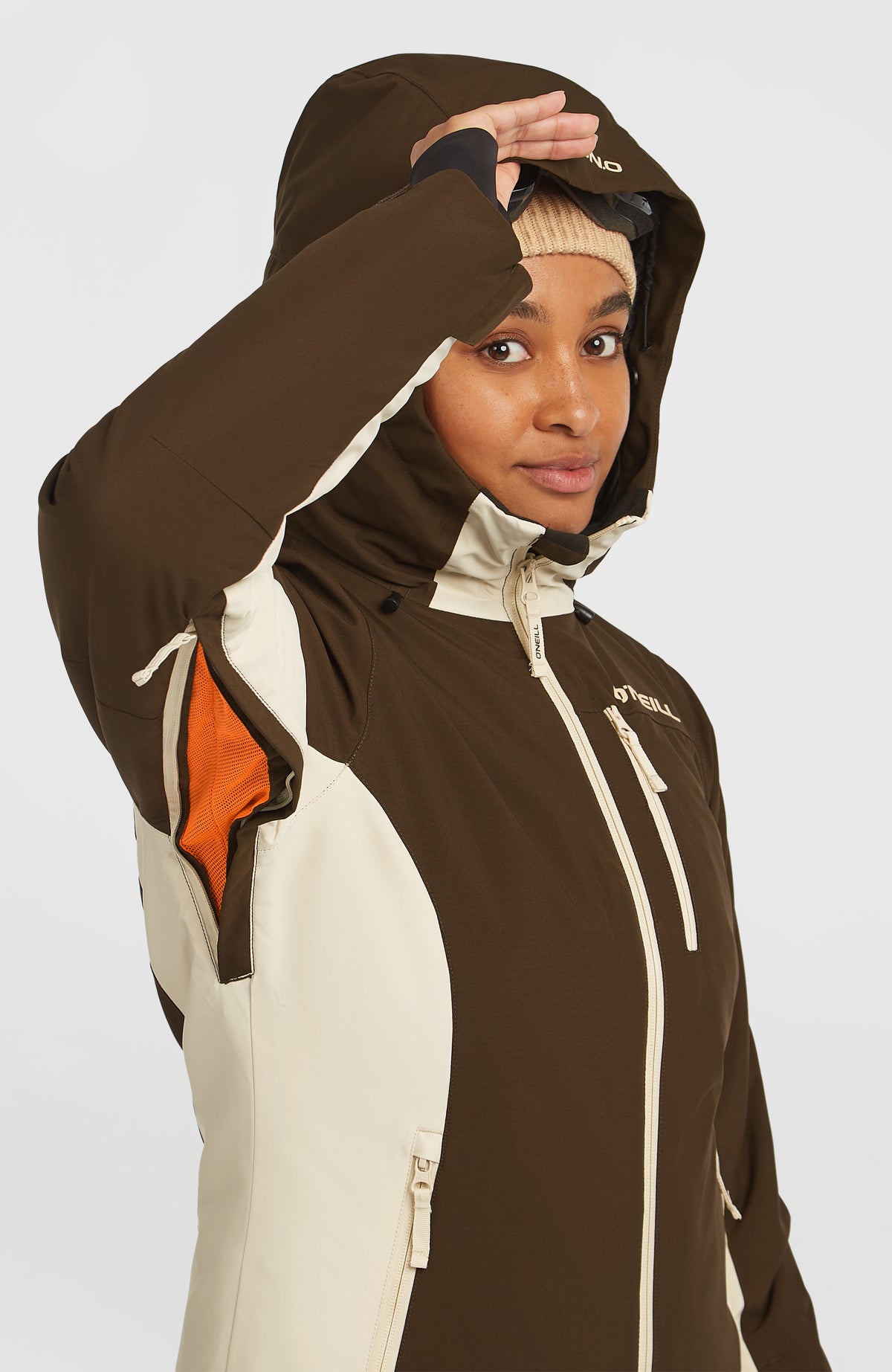 FWC'Cruz Duo Skijacke | Coffee Bean Colour Block