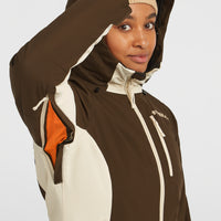 FWC'Cruz Duo Skijacke | Coffee Bean Colour Block