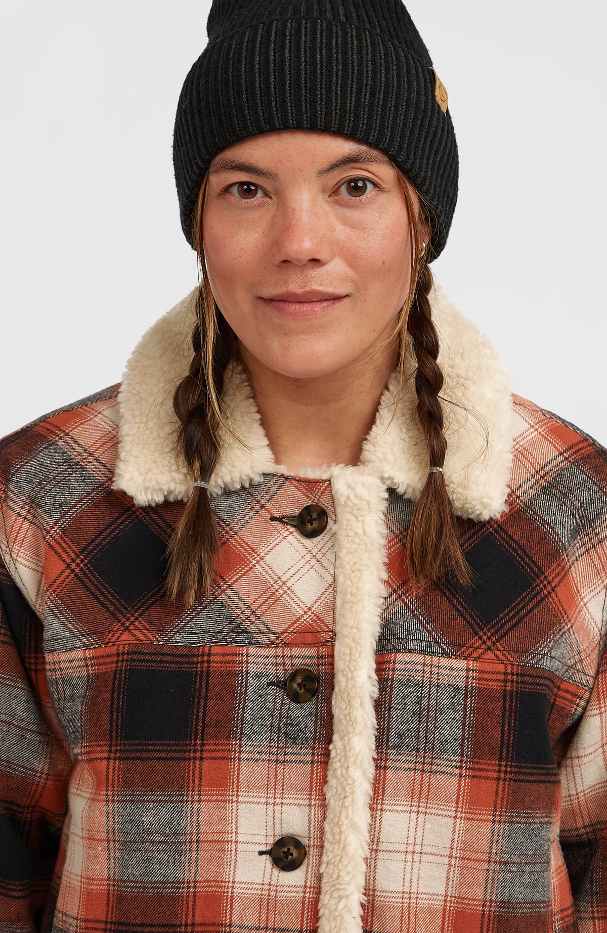 O'Riginals Jacke mit Fleecefutter | Bonfire Check