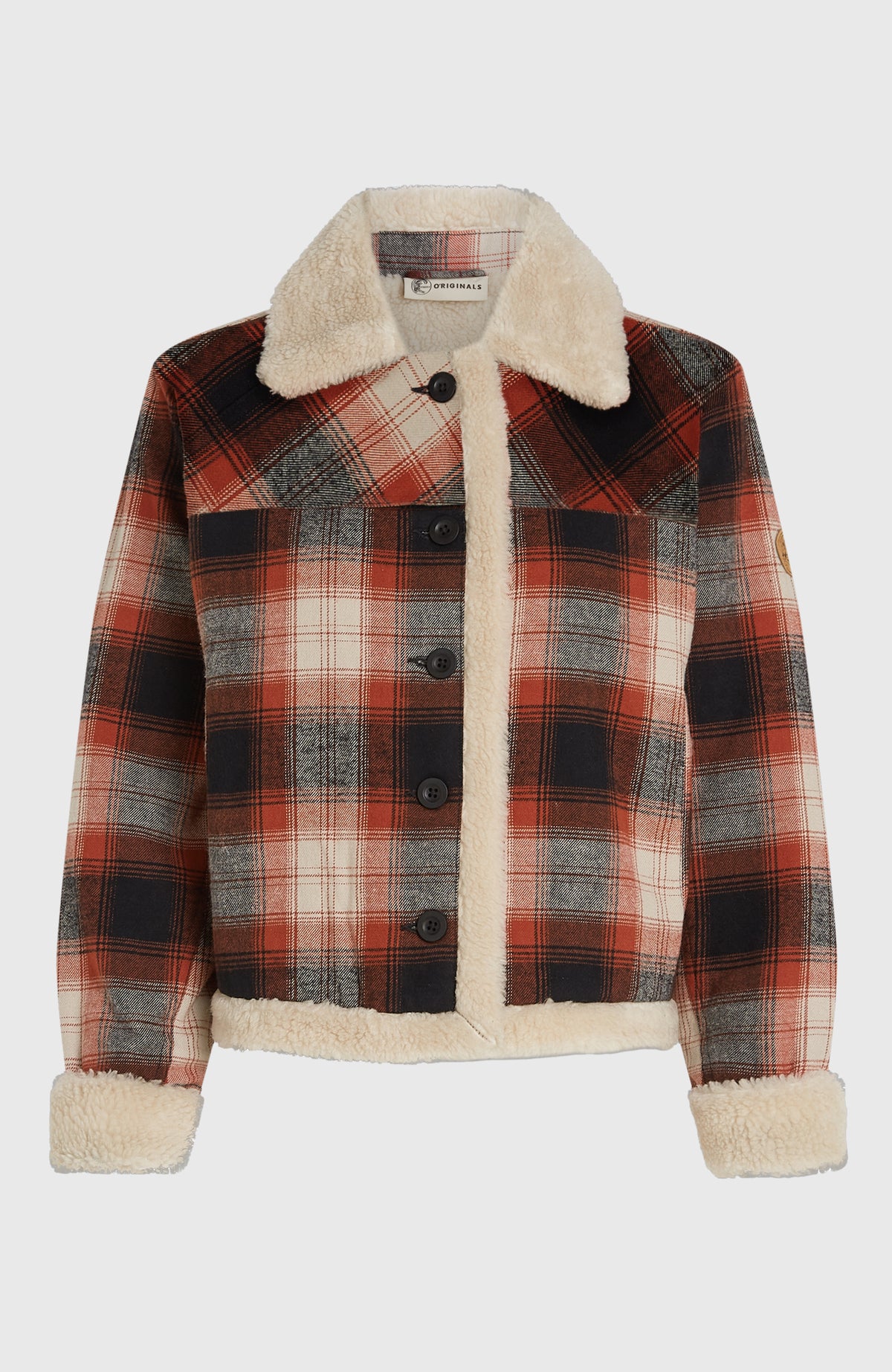 O'Riginals Jacke mit Fleecefutter | Bonfire Check