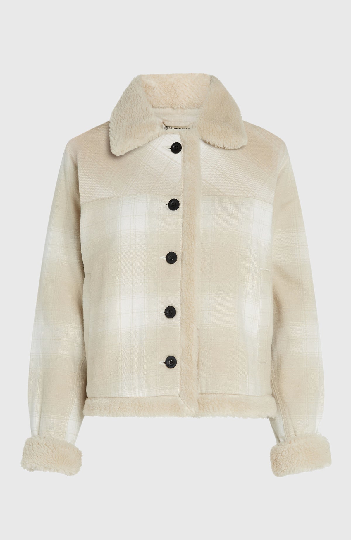 O'Riginals Jacke mit Fleecefutter | Beige Check