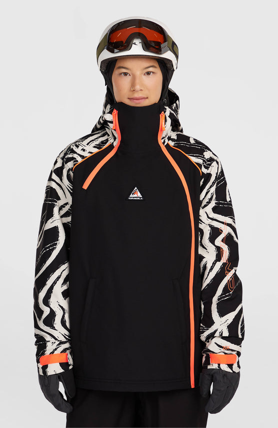 FWC'Play Asymmetric Ski- und Snowboardjacke | White Snowtracks