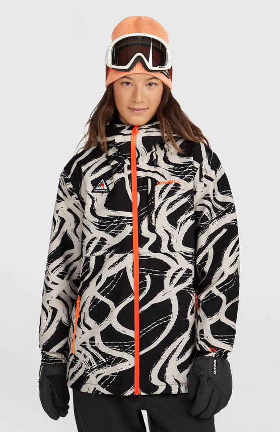 FWC'Play Park Ski- und Snowboardjacke | White Snowtracks
