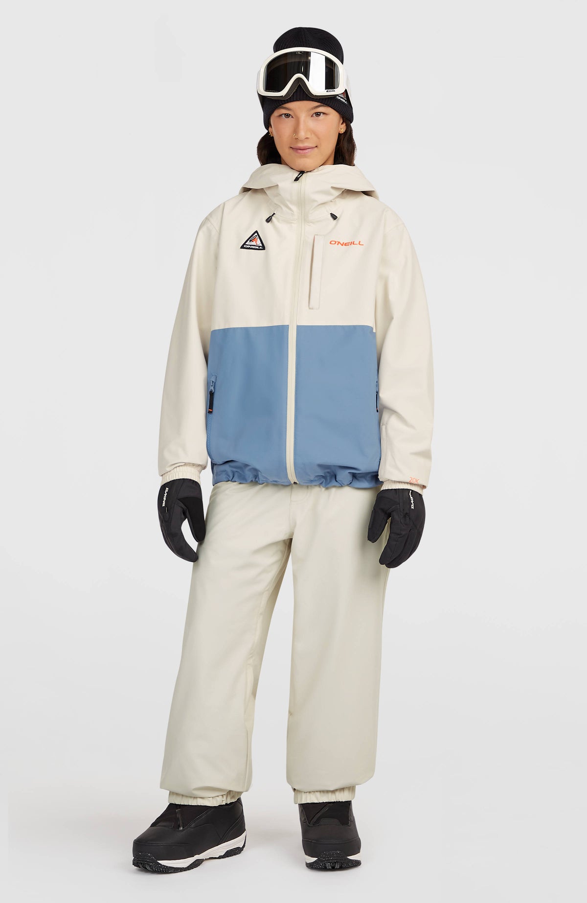 FWC'Play Park Ski- und Snowboardjacke | Linen White Colour Block