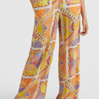 Malia Strandhose | Yellow Scarf Print