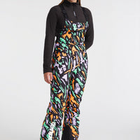 O'Riginals Bib Regular Skihose | Black Kemper Print