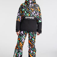 O'Riginals Bib Regular Skihose | Black Kemper Print