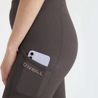 O'Neill TRVLR Series Ribbed Leggings | Raven