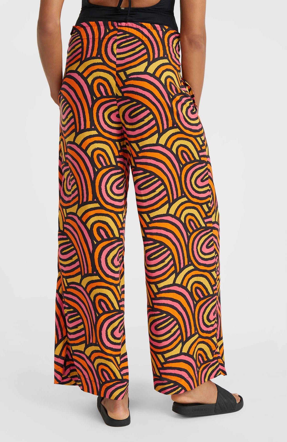 Malia Beach Hose | Orange Rainbow Stripe