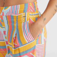 Farrah Women of the Wave Woven Hose | Yellow Art Geo