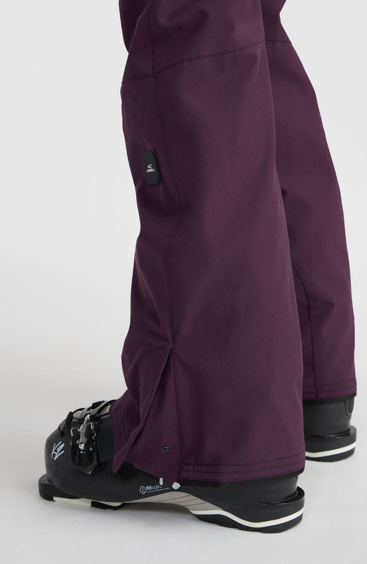 Star Slim Skihose | Aubergine