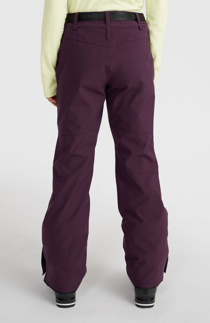 Star Slim Skihose | Aubergine