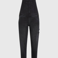 Essentials Twill-Latzhose | Black Out