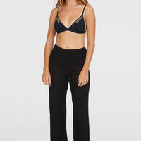 Johnny Smocked Waist Hose | Black Out