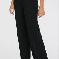 Johnny Smocked Waist Hose | Black Out