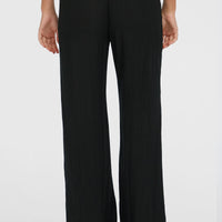 Johnny Smocked Waist Hose | Black Out