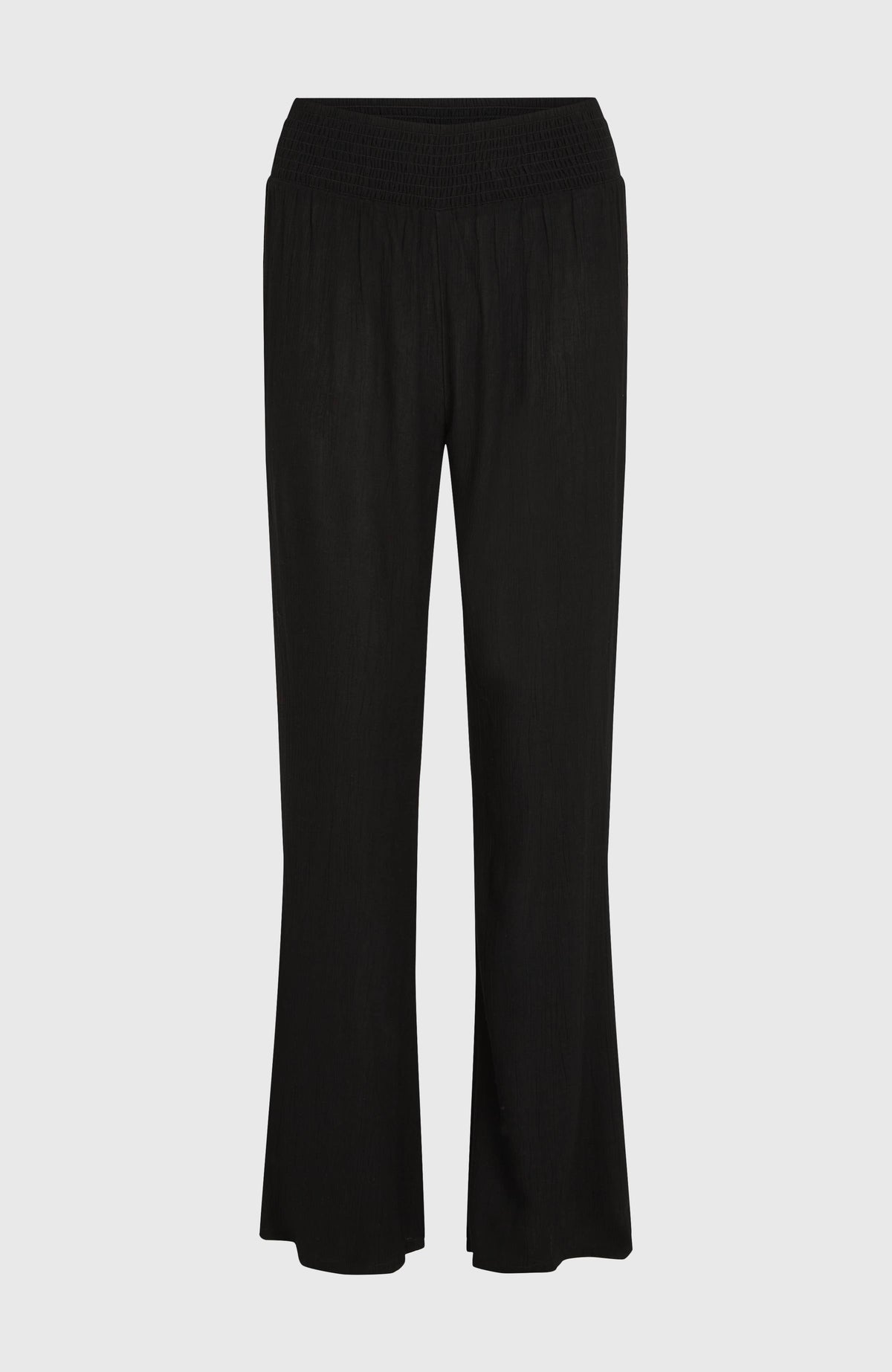 Johnny Smocked Waist Hose | Black Out