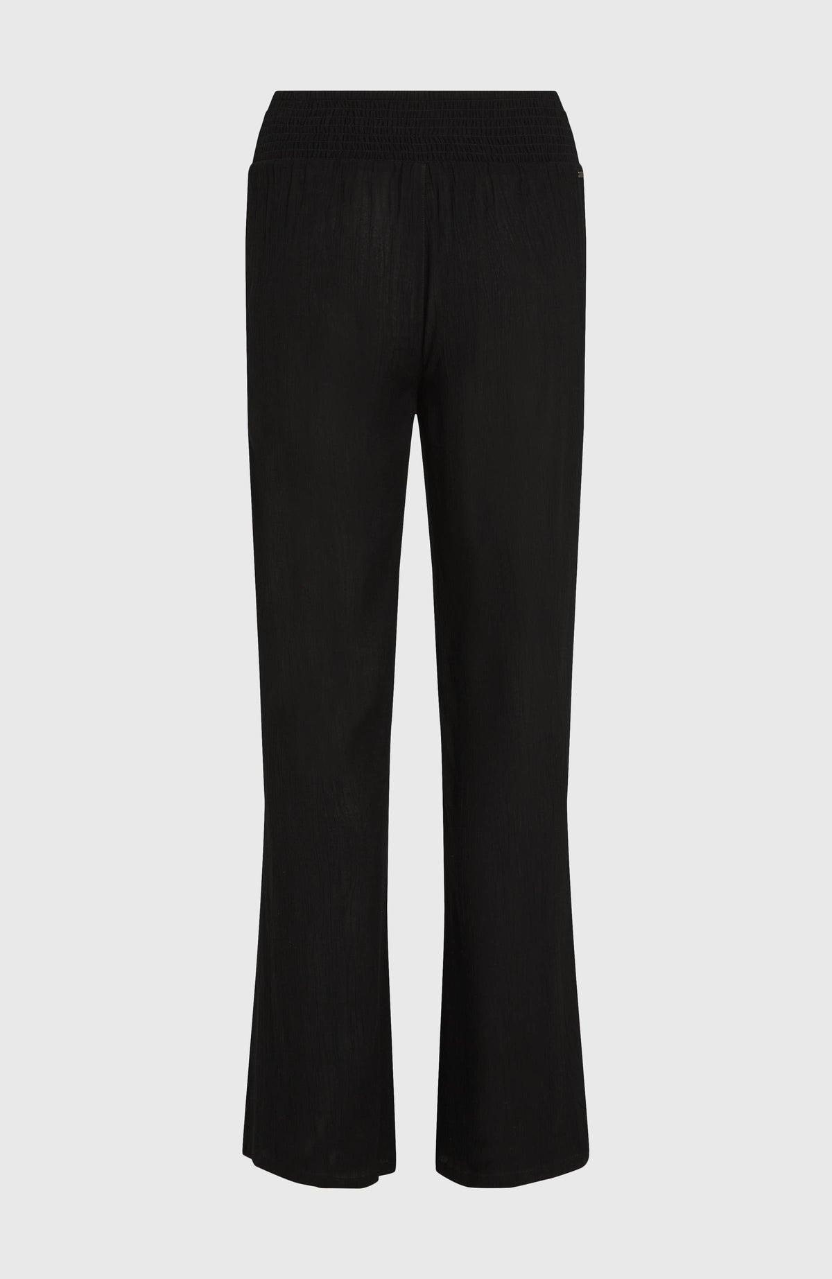Johnny Smocked Waist Hose | Black Out