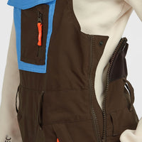 FWC'Peak Bib Skihose | Coffee Bean Colour Block