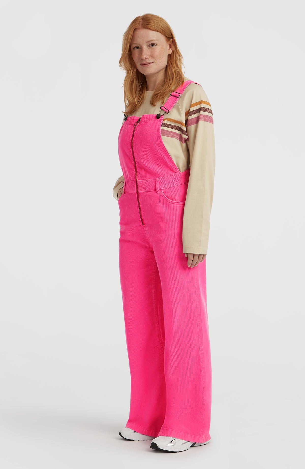 O'Riginals Cord-Latzhose | Carmine Rose