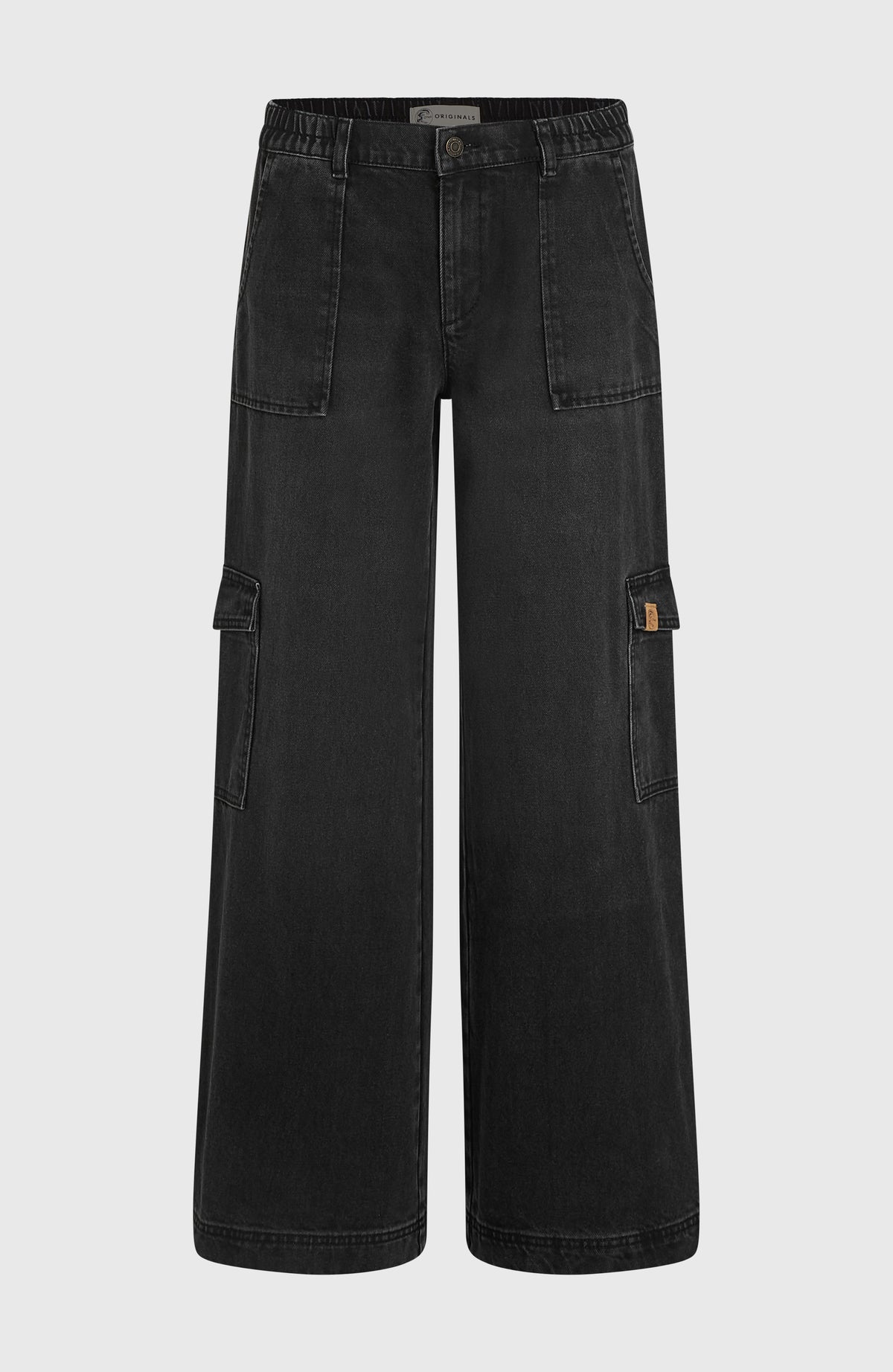 O'Riginals Denim-Cargohose | Black Out