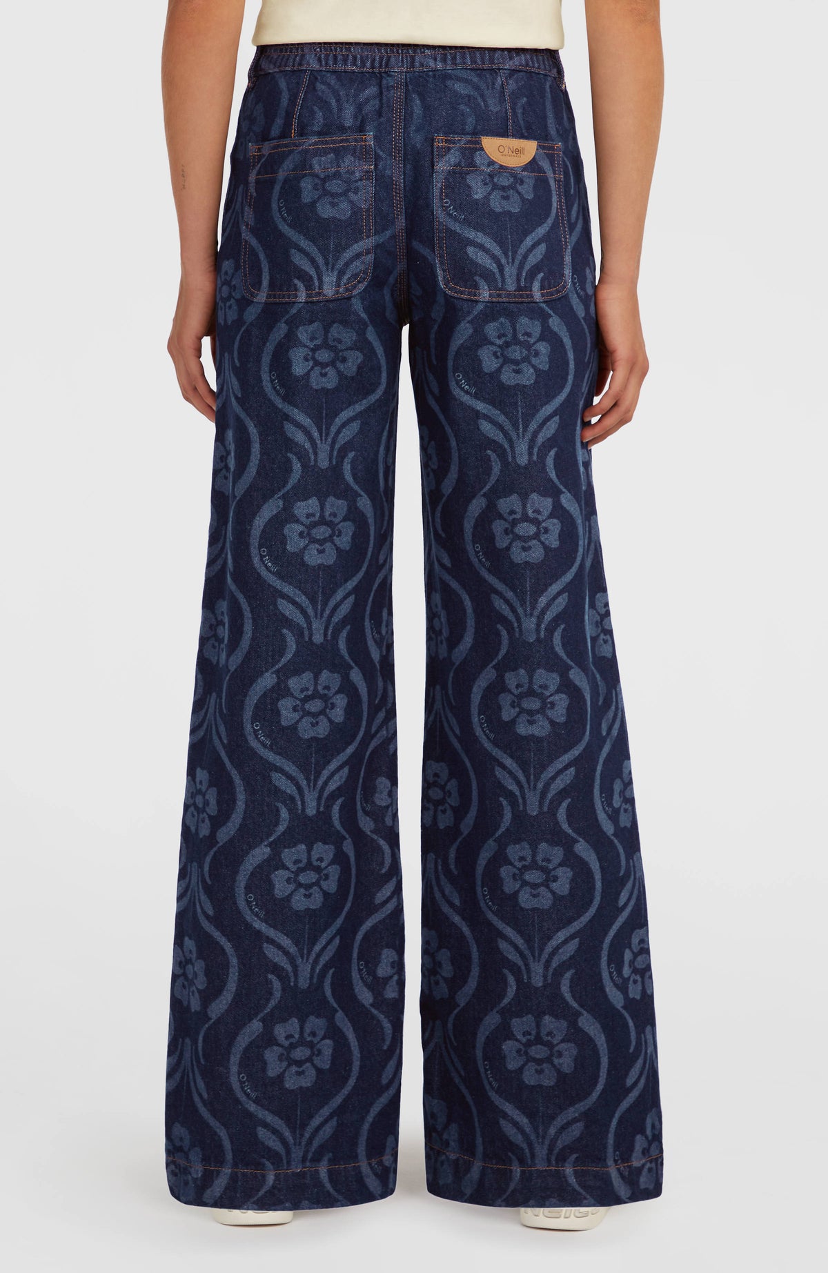 O'Riginals Denim-Hose | Blue Artdeco Floral Jean