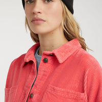 Cord-Overshirt | Red Orcher