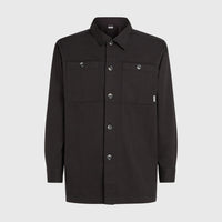 Twill-Overshirt | Black Out