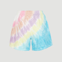 Women Of The Wave High Waist Shorts | Blue Tie Dye