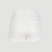 Essential Stretch 5 Pkt Shorts | Snow White