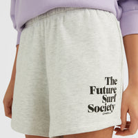 Future Surf Jogging-Shorts | White Melange