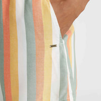 Amiri Beach Shorts | Orange Multistripe